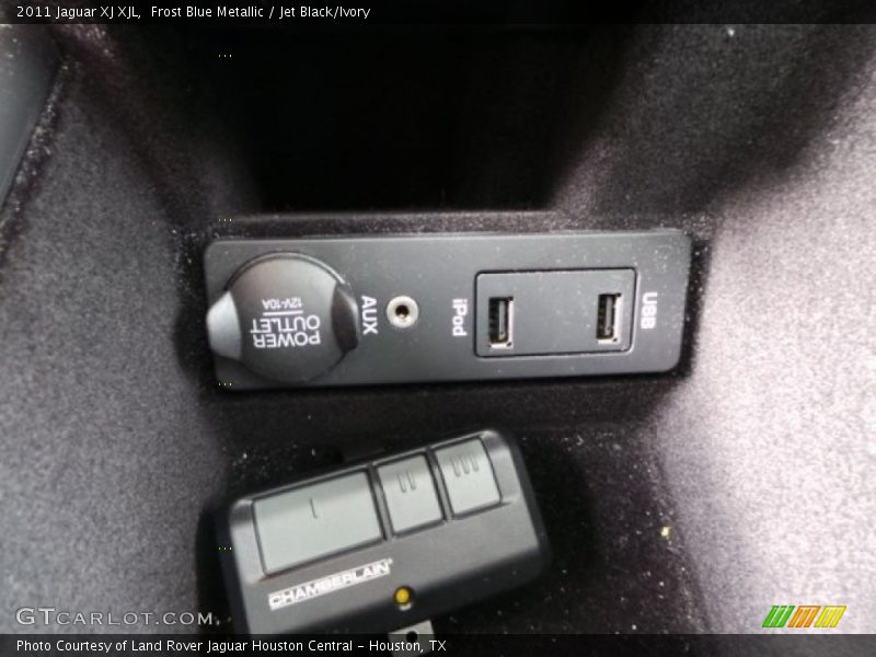 Frost Blue Metallic / Jet Black/Ivory 2011 Jaguar XJ XJL