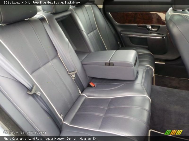 Frost Blue Metallic / Jet Black/Ivory 2011 Jaguar XJ XJL