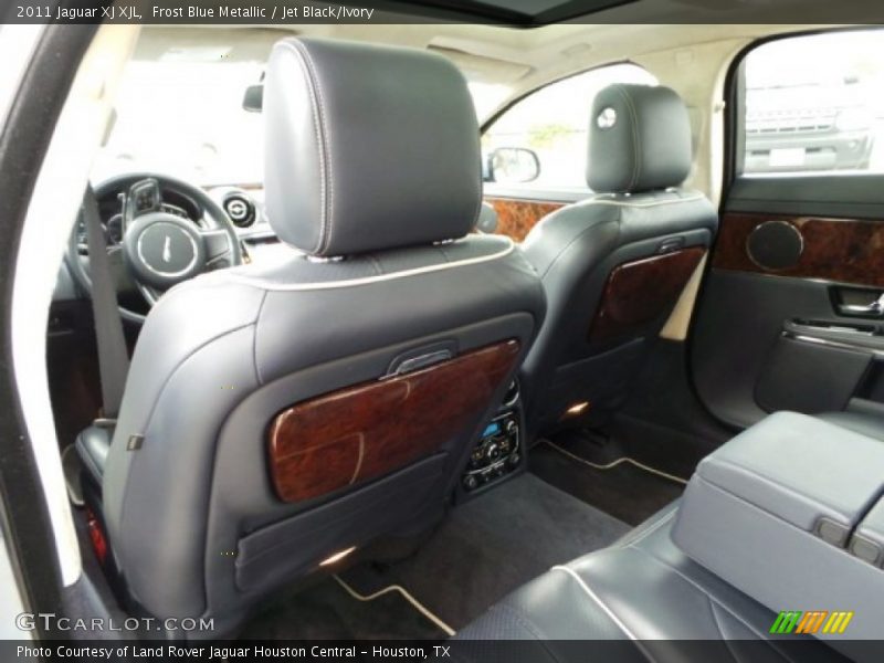 Frost Blue Metallic / Jet Black/Ivory 2011 Jaguar XJ XJL