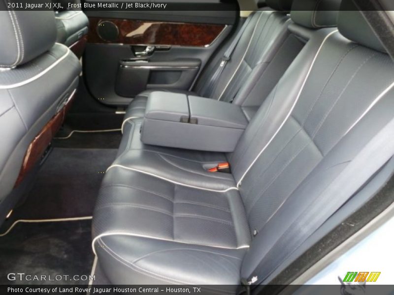 Frost Blue Metallic / Jet Black/Ivory 2011 Jaguar XJ XJL