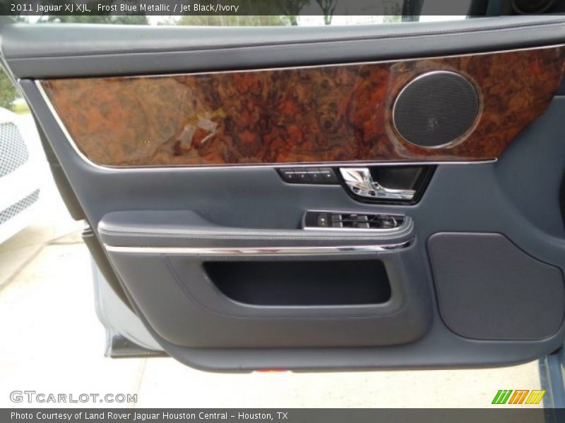 Frost Blue Metallic / Jet Black/Ivory 2011 Jaguar XJ XJL