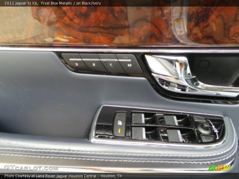Frost Blue Metallic / Jet Black/Ivory 2011 Jaguar XJ XJL