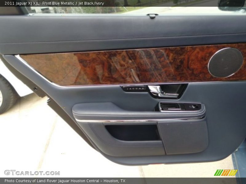 Frost Blue Metallic / Jet Black/Ivory 2011 Jaguar XJ XJL