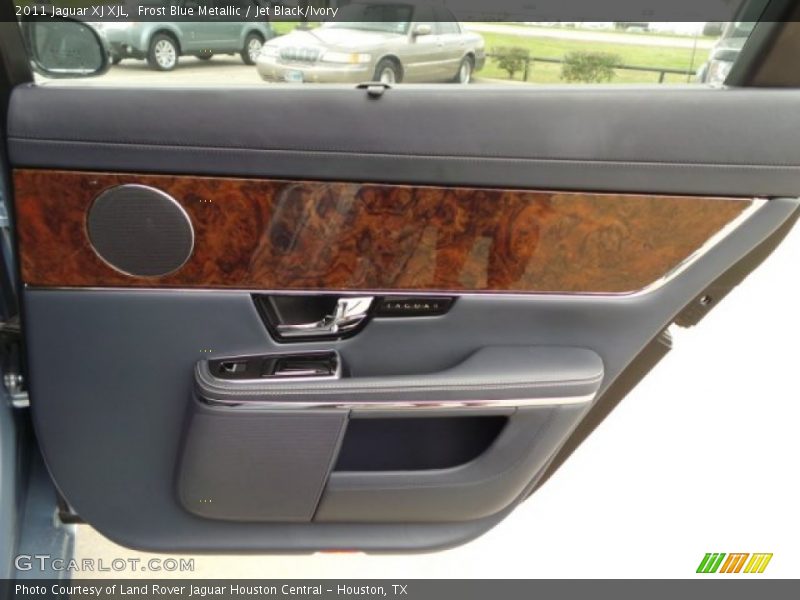 Frost Blue Metallic / Jet Black/Ivory 2011 Jaguar XJ XJL
