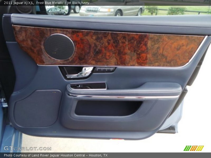 Frost Blue Metallic / Jet Black/Ivory 2011 Jaguar XJ XJL