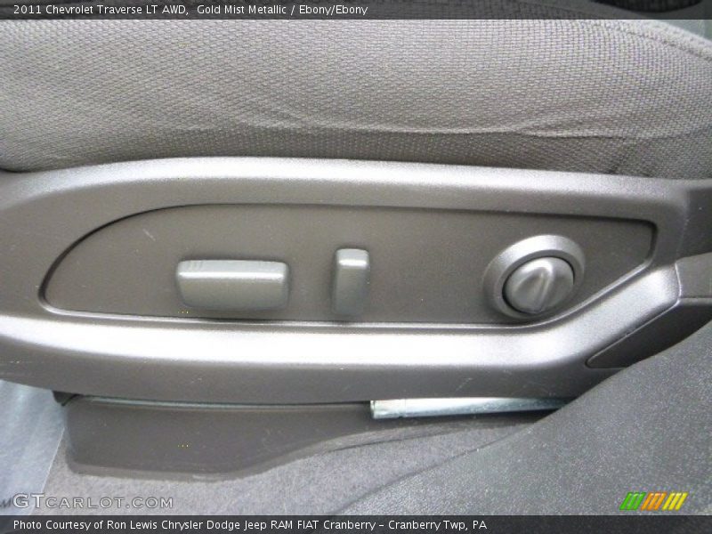 Gold Mist Metallic / Ebony/Ebony 2011 Chevrolet Traverse LT AWD
