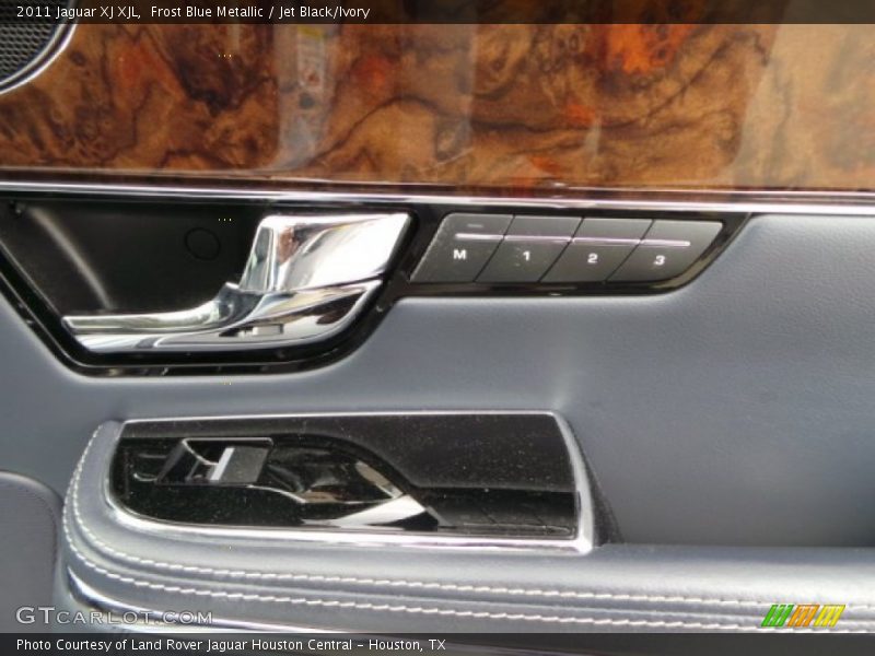 Frost Blue Metallic / Jet Black/Ivory 2011 Jaguar XJ XJL