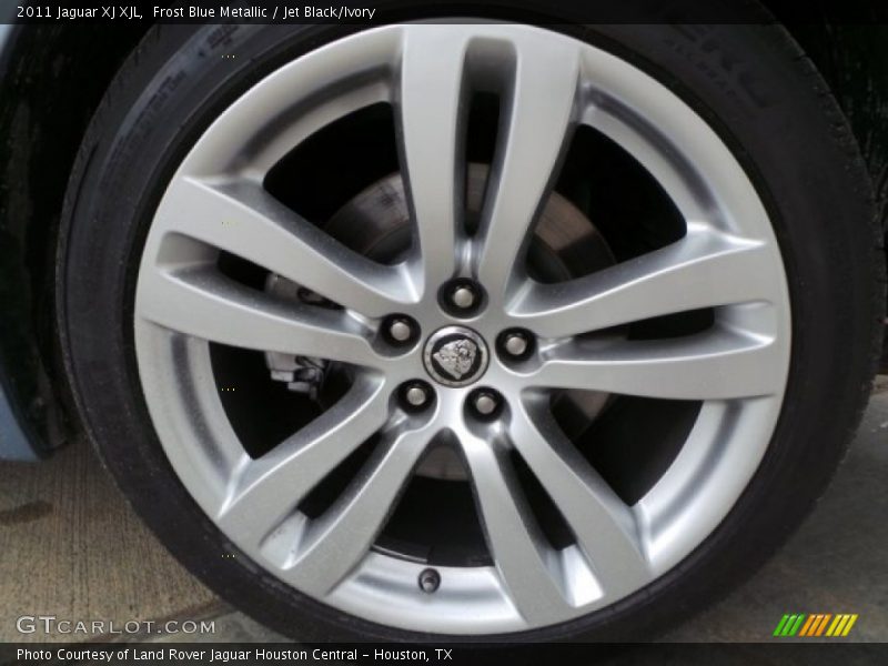 Frost Blue Metallic / Jet Black/Ivory 2011 Jaguar XJ XJL