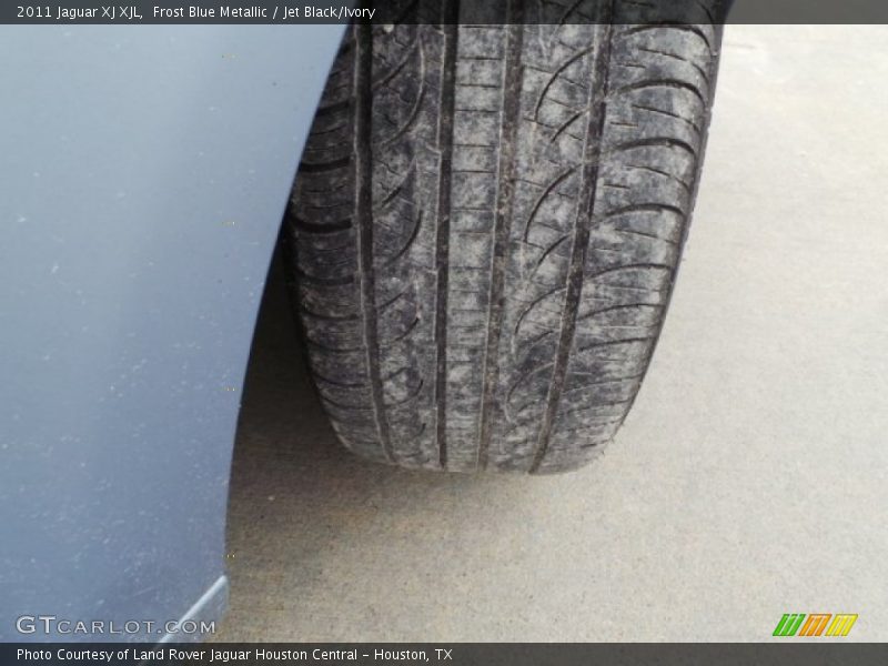 Frost Blue Metallic / Jet Black/Ivory 2011 Jaguar XJ XJL