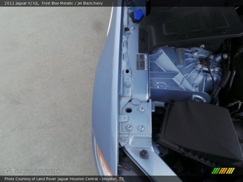 Frost Blue Metallic / Jet Black/Ivory 2011 Jaguar XJ XJL