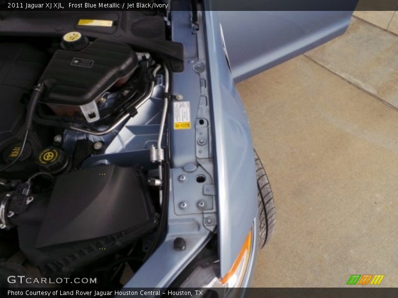 Frost Blue Metallic / Jet Black/Ivory 2011 Jaguar XJ XJL