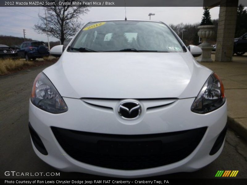 Crystal White Pearl Mica / Black 2012 Mazda MAZDA2 Sport