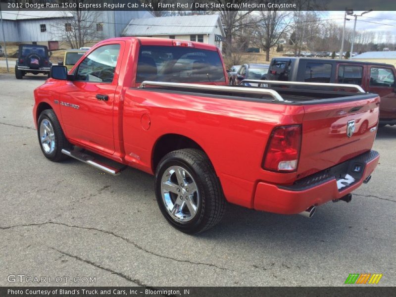 Flame Red / Dark Slate Gray/Medium Graystone 2012 Dodge Ram 1500 Express Regular Cab 4x4