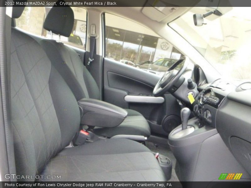 Crystal White Pearl Mica / Black 2012 Mazda MAZDA2 Sport