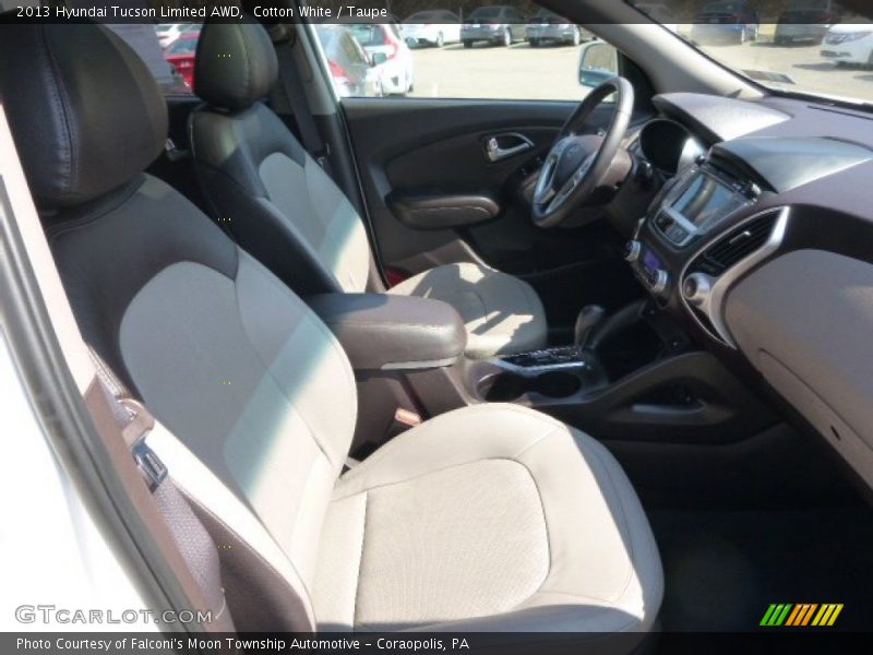 Cotton White / Taupe 2013 Hyundai Tucson Limited AWD