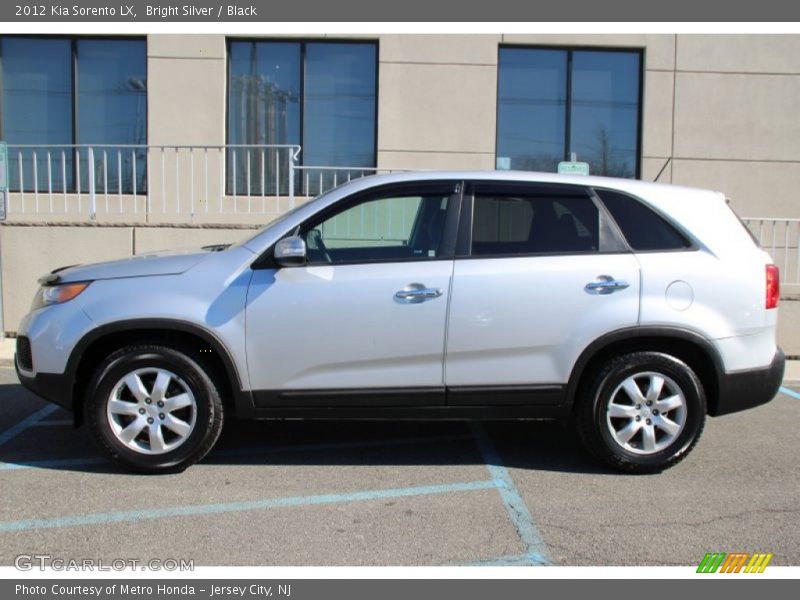 Bright Silver / Black 2012 Kia Sorento LX