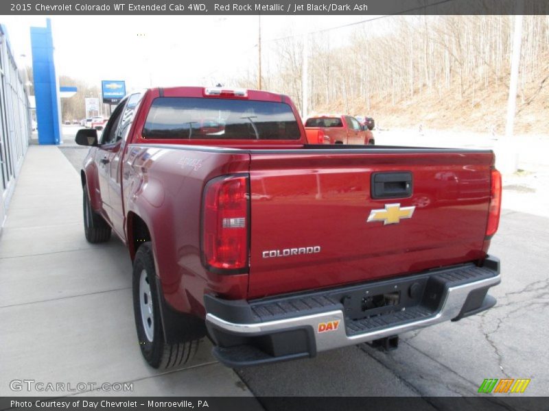 Red Rock Metallic / Jet Black/Dark Ash 2015 Chevrolet Colorado WT Extended Cab 4WD