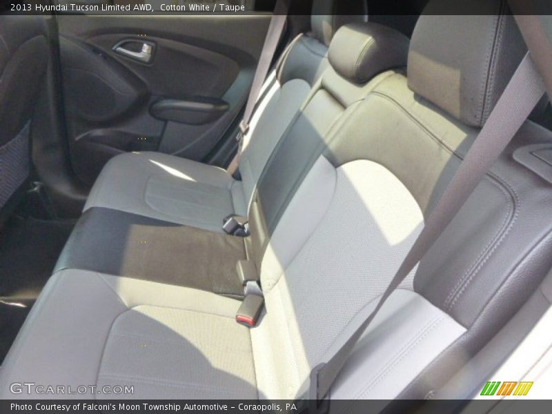 Cotton White / Taupe 2013 Hyundai Tucson Limited AWD