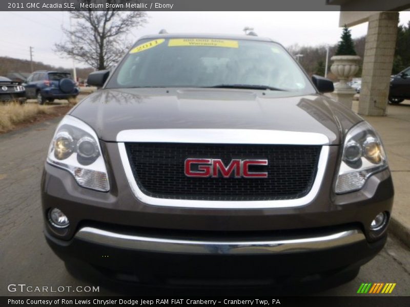 Medium Brown Metallic / Ebony 2011 GMC Acadia SLE