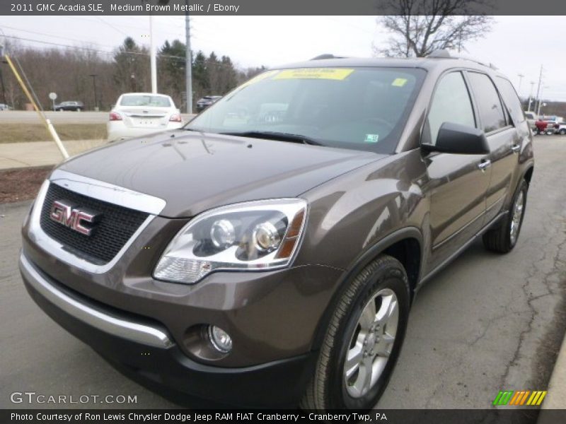 Medium Brown Metallic / Ebony 2011 GMC Acadia SLE
