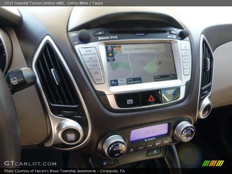 Cotton White / Taupe 2013 Hyundai Tucson Limited AWD