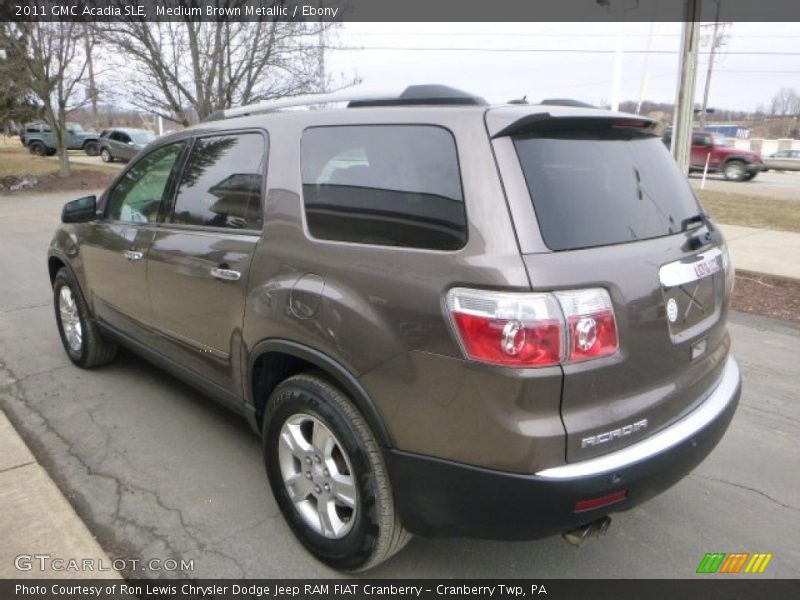 Medium Brown Metallic / Ebony 2011 GMC Acadia SLE