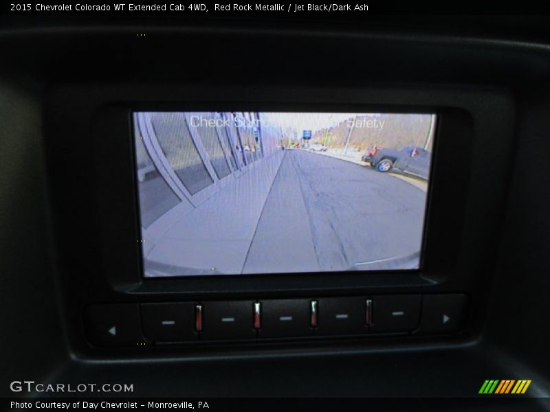 Red Rock Metallic / Jet Black/Dark Ash 2015 Chevrolet Colorado WT Extended Cab 4WD