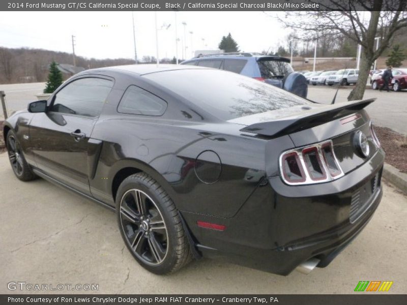 Black / California Special Charcoal Black/Miko Suede 2014 Ford Mustang GT/CS California Special Coupe