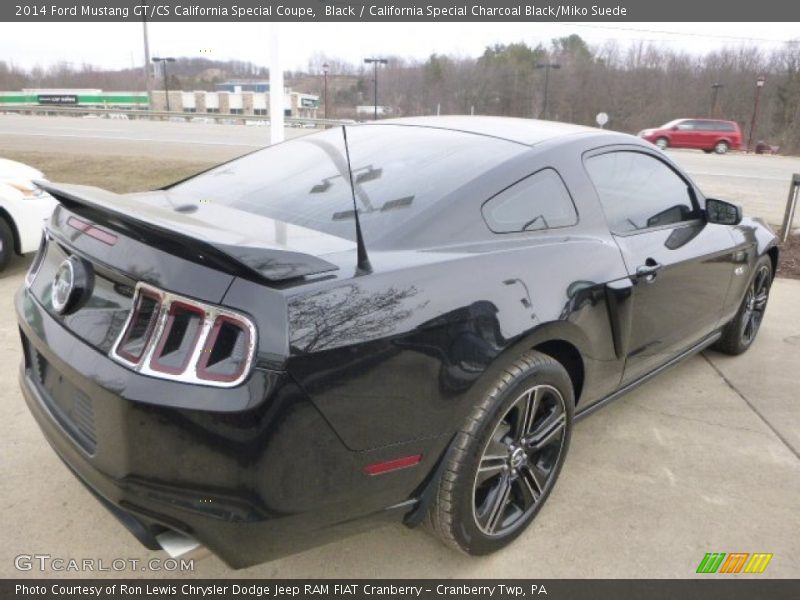 Black / California Special Charcoal Black/Miko Suede 2014 Ford Mustang GT/CS California Special Coupe