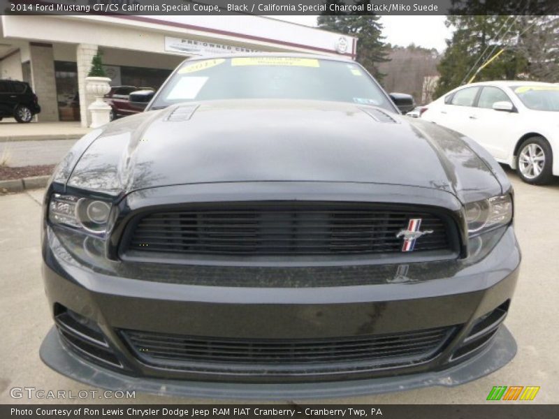 Black / California Special Charcoal Black/Miko Suede 2014 Ford Mustang GT/CS California Special Coupe