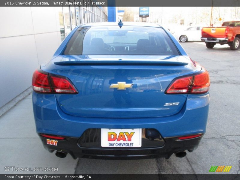 Perfect Blue Metallic / Jet Black 2015 Chevrolet SS Sedan