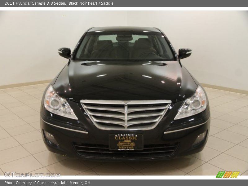 Black Noir Pearl / Saddle 2011 Hyundai Genesis 3.8 Sedan