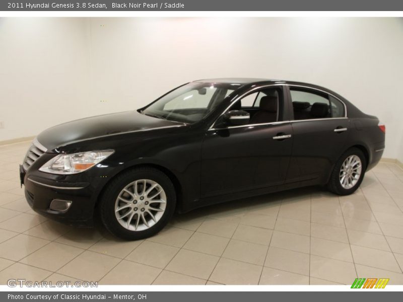 Black Noir Pearl / Saddle 2011 Hyundai Genesis 3.8 Sedan