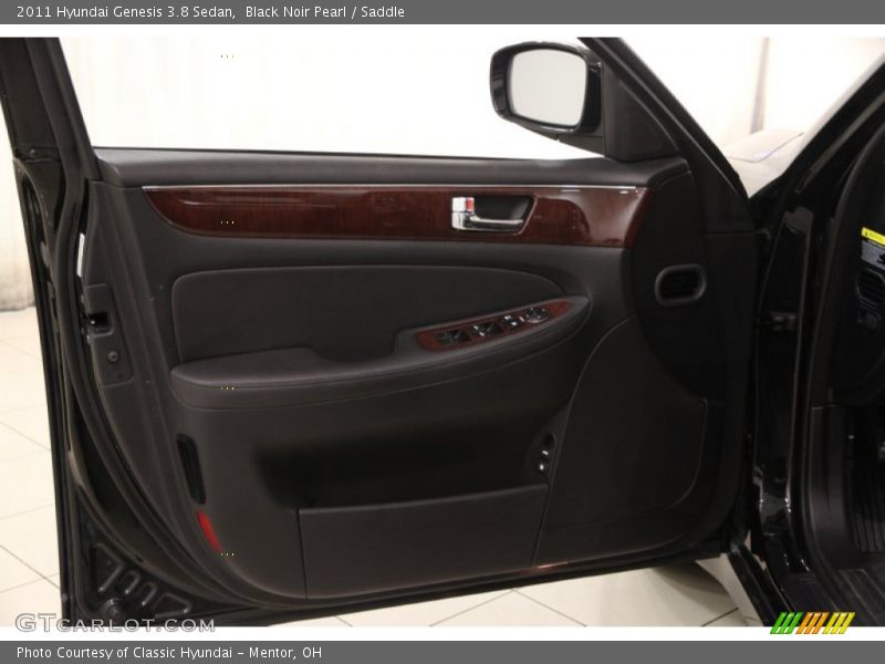 Black Noir Pearl / Saddle 2011 Hyundai Genesis 3.8 Sedan