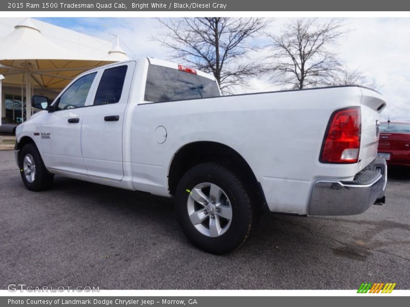 Bright White / Black/Diesel Gray 2015 Ram 1500 Tradesman Quad Cab