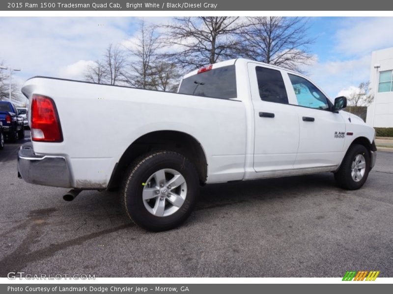Bright White / Black/Diesel Gray 2015 Ram 1500 Tradesman Quad Cab