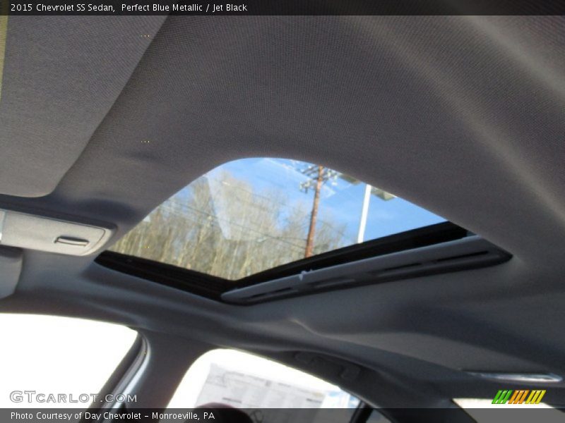 Perfect Blue Metallic / Jet Black 2015 Chevrolet SS Sedan