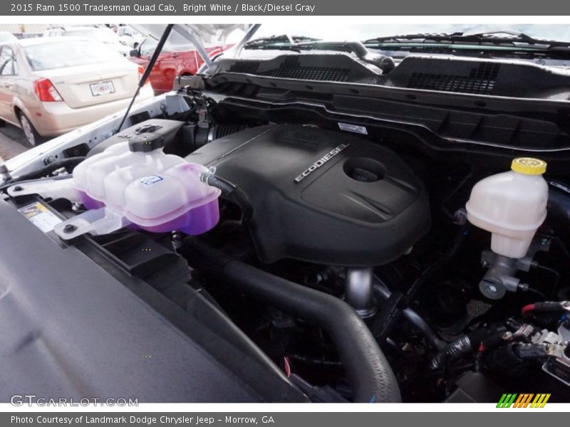 Bright White / Black/Diesel Gray 2015 Ram 1500 Tradesman Quad Cab