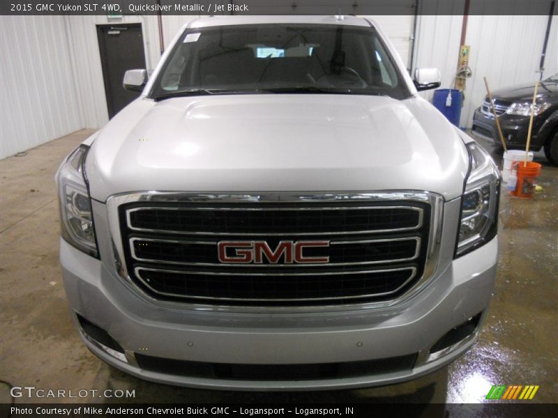 Quicksilver Metallic / Jet Black 2015 GMC Yukon SLT 4WD