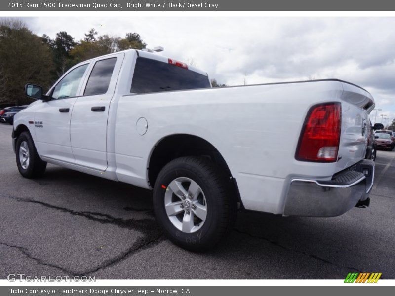 Bright White / Black/Diesel Gray 2015 Ram 1500 Tradesman Quad Cab