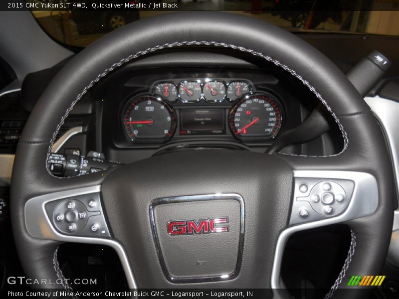 Quicksilver Metallic / Jet Black 2015 GMC Yukon SLT 4WD