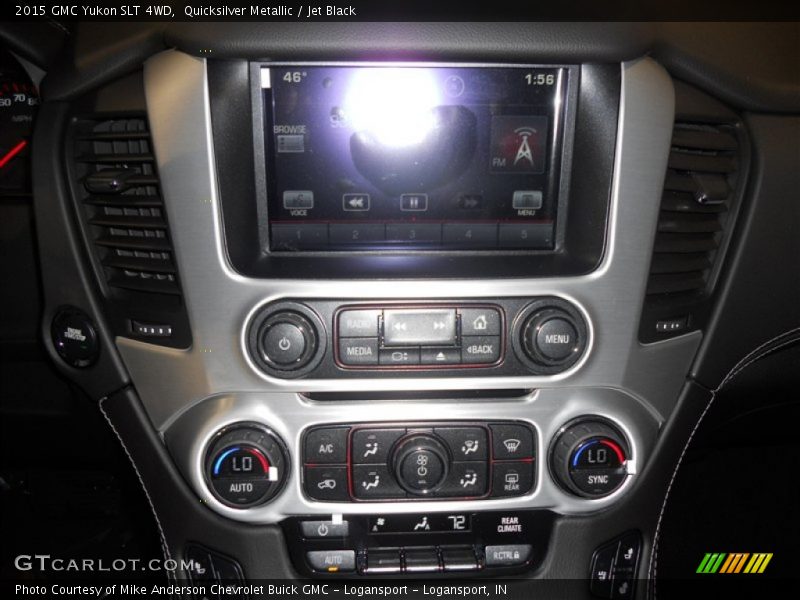 Quicksilver Metallic / Jet Black 2015 GMC Yukon SLT 4WD
