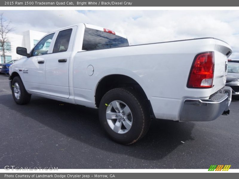 Bright White / Black/Diesel Gray 2015 Ram 1500 Tradesman Quad Cab