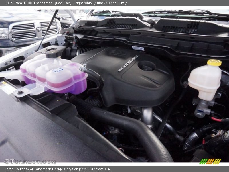 Bright White / Black/Diesel Gray 2015 Ram 1500 Tradesman Quad Cab