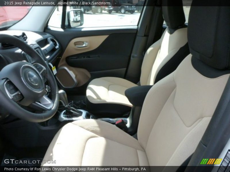 Front Seat of 2015 Renegade Latitude