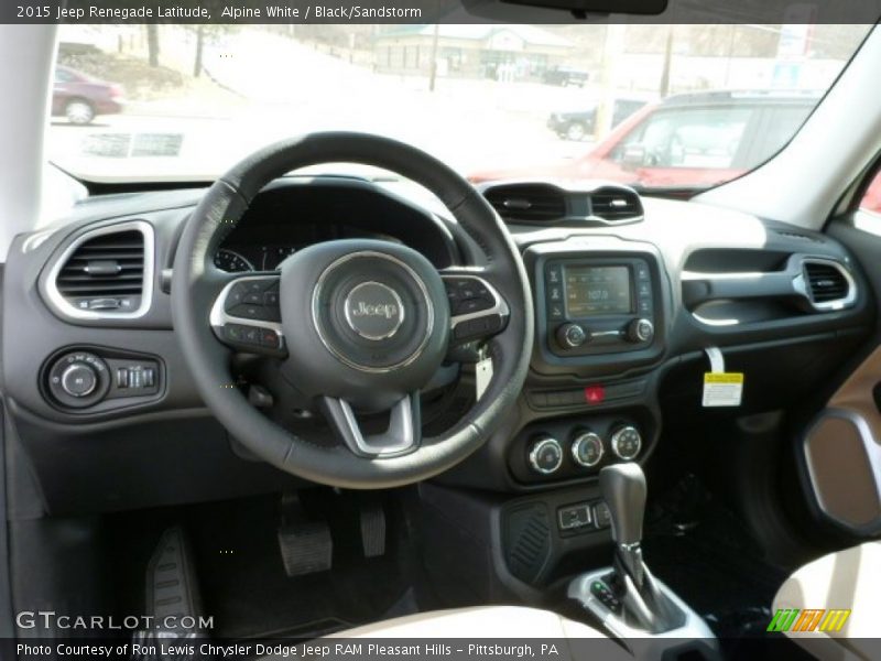 Dashboard of 2015 Renegade Latitude