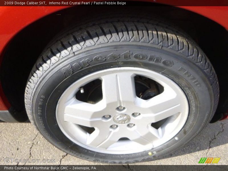Inferno Red Crystal Pearl / Pastel Pebble Beige 2009 Dodge Caliber SXT