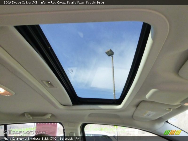 Inferno Red Crystal Pearl / Pastel Pebble Beige 2009 Dodge Caliber SXT