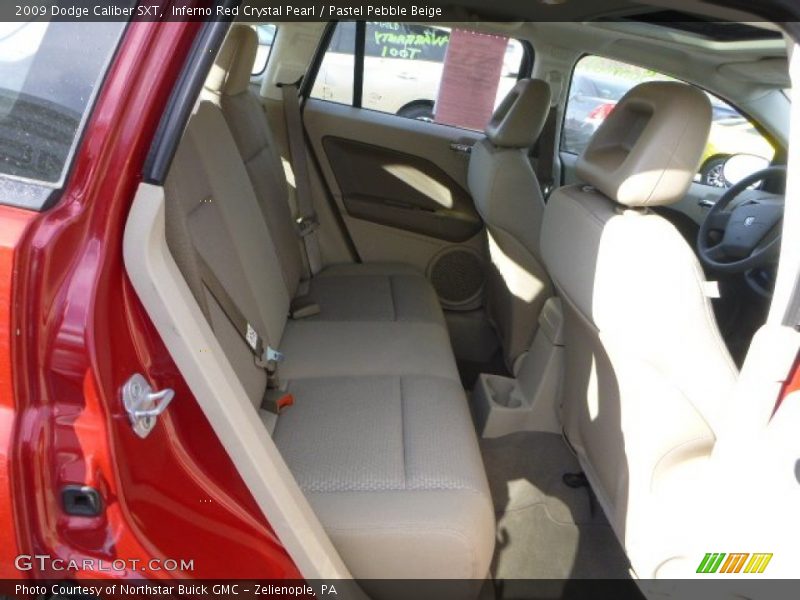 Inferno Red Crystal Pearl / Pastel Pebble Beige 2009 Dodge Caliber SXT