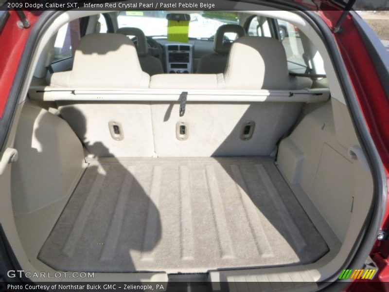 Inferno Red Crystal Pearl / Pastel Pebble Beige 2009 Dodge Caliber SXT